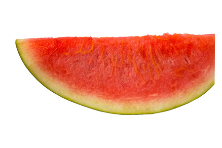 fresh slice watermelon isolated on white backgroundの写真素材