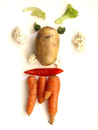 Vegetable Faceの写真素材