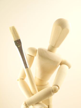 Wooden Artist の写真素材