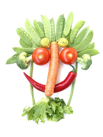 Vegetable Face の写真素材