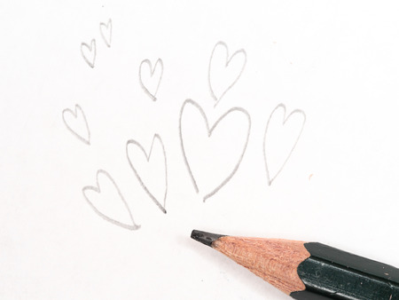 Pencil and Hearts