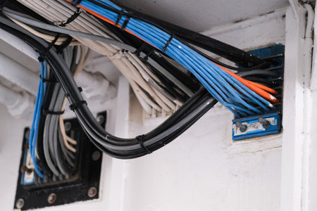 A lot of cables