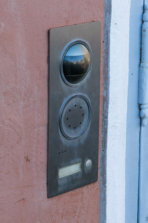 Door bell with a camera