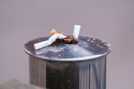 Cigarettes in an ash tray