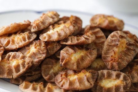 A pile of Karelian Pastiesの写真素材