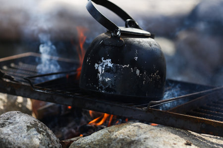 Water cattle on a fire