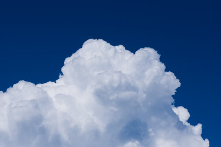 A white cloud in the sky