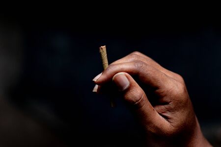 The beedi is a thin, Indian cigarette filled with tobacco flakes and wrapped in a Bauhinia racemosa...