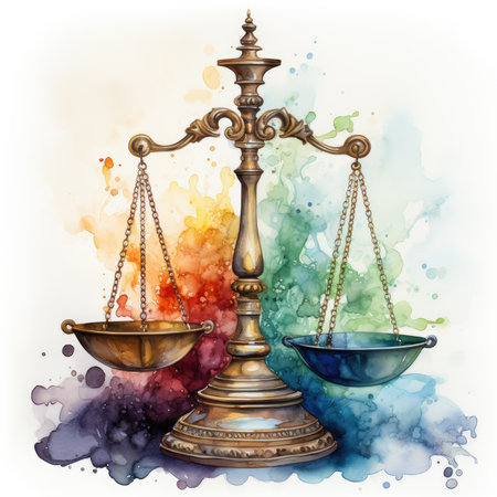 Waterco scale icon illustration, Generative Aiの素材