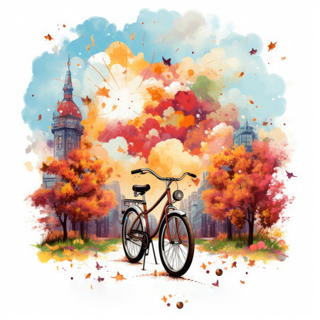 Waterco About Bicycle Quote Sublimation Graphic illustration, Generative Aiの素材