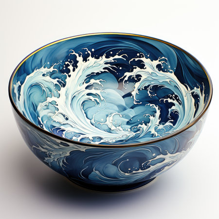 Waterco Bowl Of Beauty White Background illustration, Generative Aiの素材