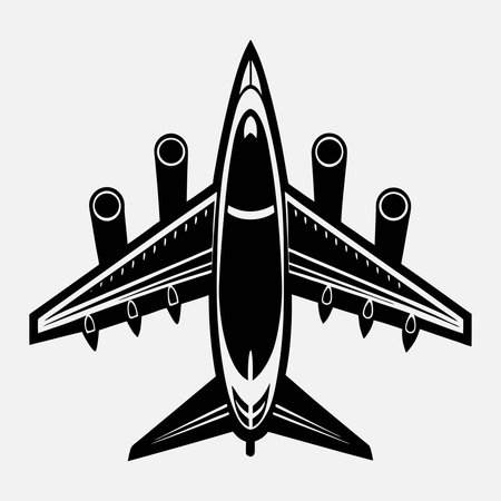 airplane icon design, vector illustration eps10 graphicのイラスト素材