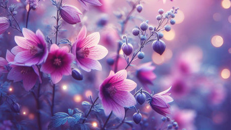 Beautiful purple tones as the background image.の素材