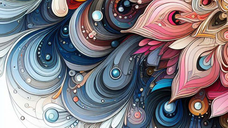 Beautiful red tones as the background image.の素材