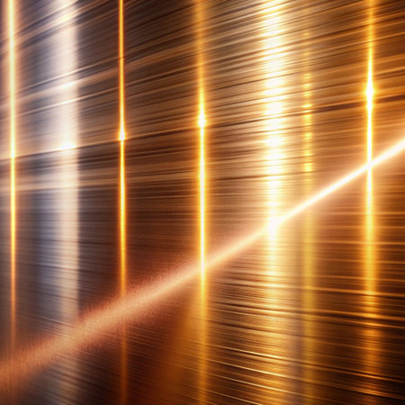 abstract golden background with some smooth lines in it and some reflections