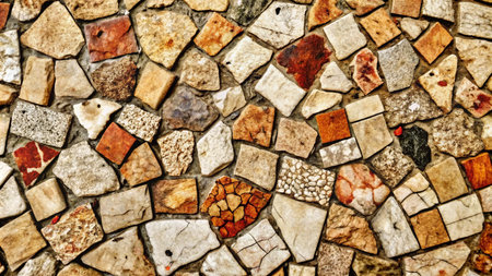 Colorful stone wall texture. Abstract background and texture for design.