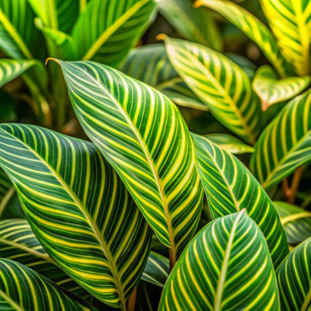 Close up of green leaves, Thailand. (Selective focus)の写真素材