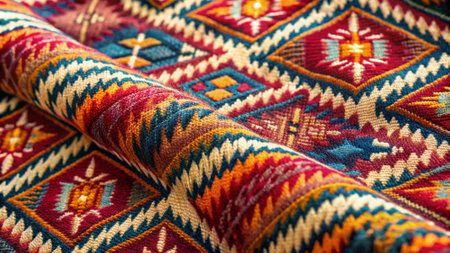 Thai silk fabric pattern.Thai silk fabric pattern background.