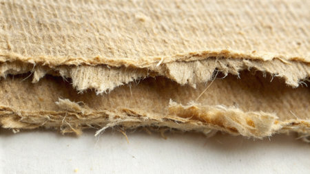 burlap fabric texture as very nice background (close-up)の写真素材