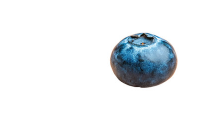 Blueberry fruit over white background with copy space for your text.の写真素材