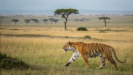Siberian Tiger (Panthera tigris altaica)の写真素材