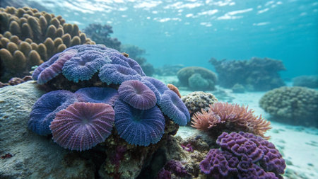 Coral reef and marine life in the Red Sea. Egypt.の写真素材