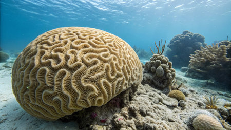 Coral reef and marine life in the Red Sea. Egypt.の写真素材