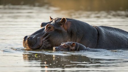 Hippopotamus in Chobe National Park, Botswana, Africa