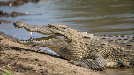 Crocodile in Chobe National Park, Botswana, Africa