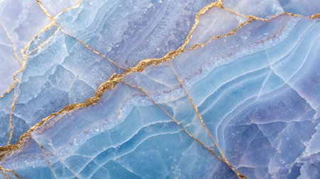 Marble stone texture background pattern with high resolution. Blue and gold.