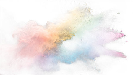 Abstract colorful watercolor hand paint for background. Digital art painting.