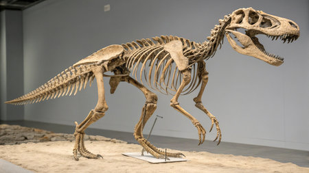 Tyrannosaurus Rex Dinosaur Skeleton in Museum, Bangkok, Thailand