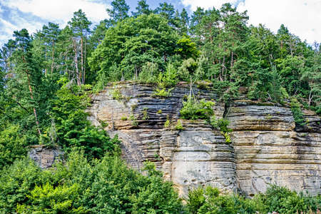 beautiful view of the mountains in the Czech Republic PrachovskÃ© skaly