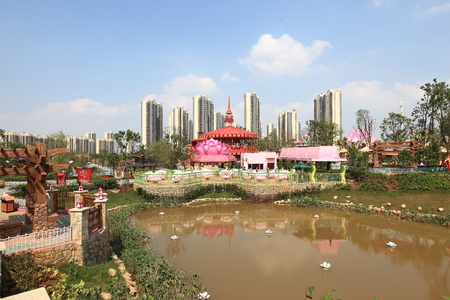 Nanchang Wanda theme parkのeditorial素材