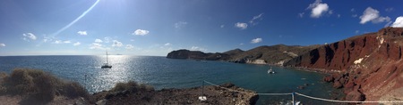 Santorini Romantic Island Greeceの写真素材