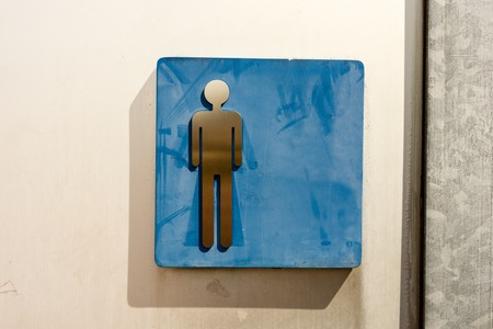 toilet sign man oldの写真素材