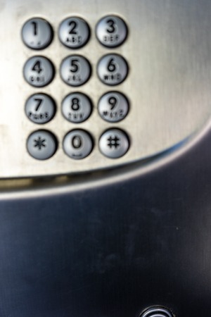 public phone phone close up picture dialの写真素材