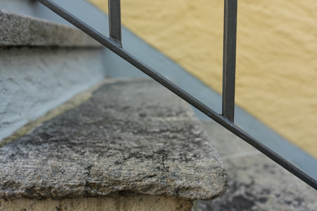 old mediterranean stair staircase side view close upの写真素材