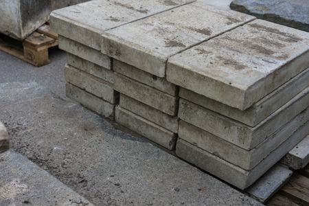 concrete blocks for constructionの写真素材