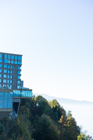 Buergenstock Resort near Lucerne tourism destination in switzerlandのeditorial素材