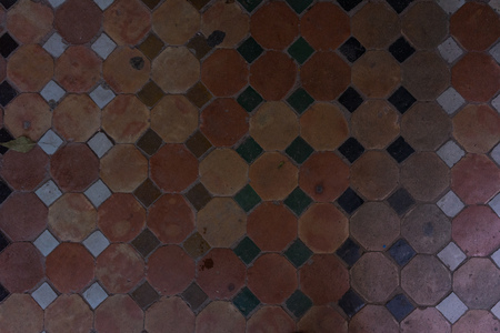 mosaic floor design pattern structure with clear geometric lines