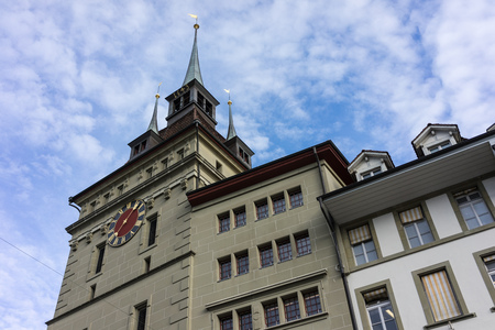 zytglogge tower in berne switzerland low angle view