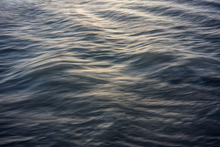 blue water ripple wave in oceanの写真素材