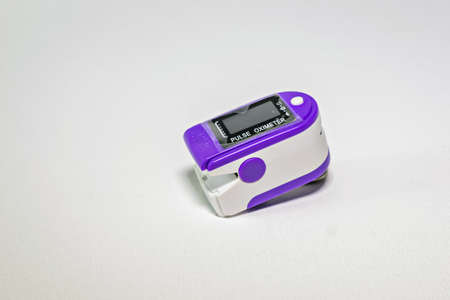 Pulse oximeter instrument used to check oxygen level during pandemic virus