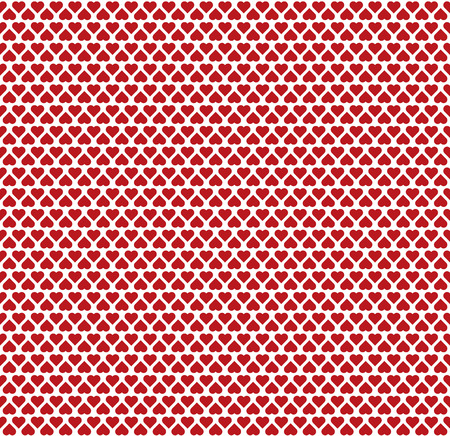Seamless pattern consisting of small red hearts, valentine's day decoration can be used for...