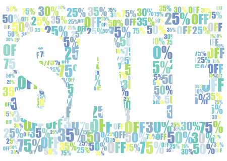 Sale multicolor backgroundのイラスト素材
