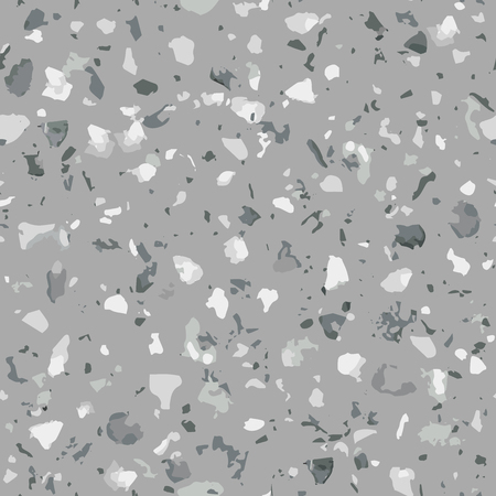 Terrazzo flooring vector seamless pattern. Classic italian type of floor in Venetian styleのイラスト素材