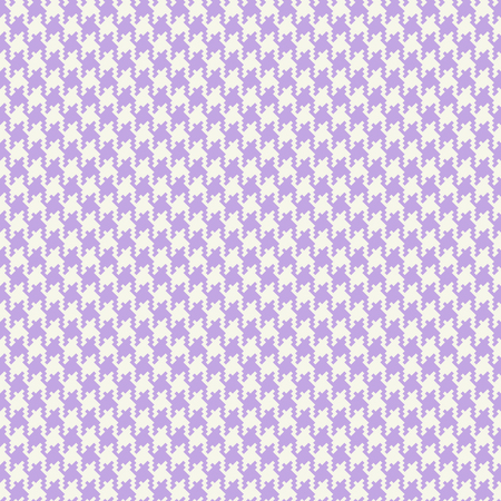 Vector houndstooth fabric seamless pattern.