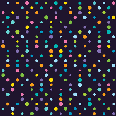 Abstract vector colorful dotted background. Seamless multicolor dots patternのイラスト素材