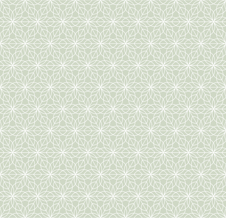 Geometric ornament in two light colors, modern stylish texture, can be used in fashion industry for textile print or decorのイラスト素材